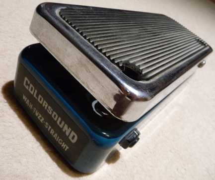 Colorsound Wah-Fuzz-Straight guitar pedal